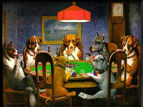 Variações de ‘Cães jogando Poker’