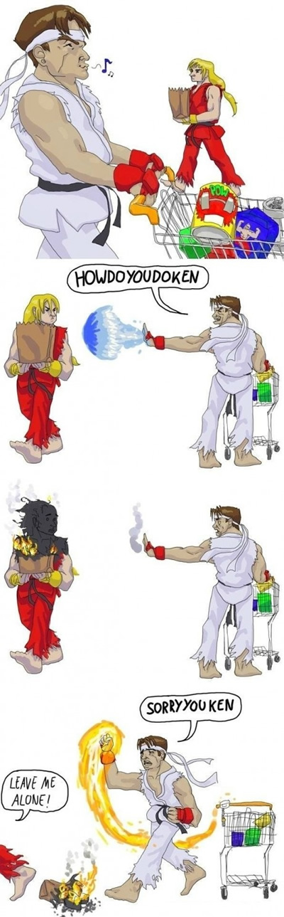 Ryu consegue sempre ser chato