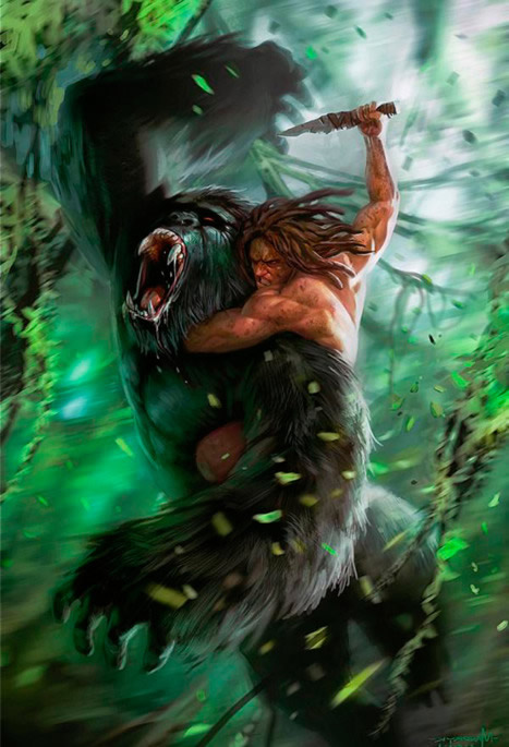Tarzan ficou puto
