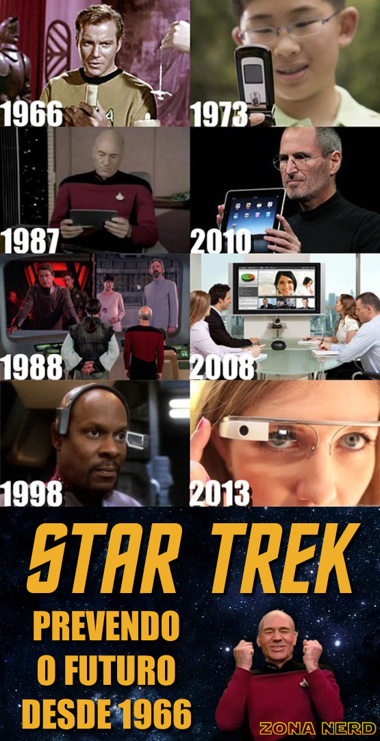 Star Trek prevendo o futuro