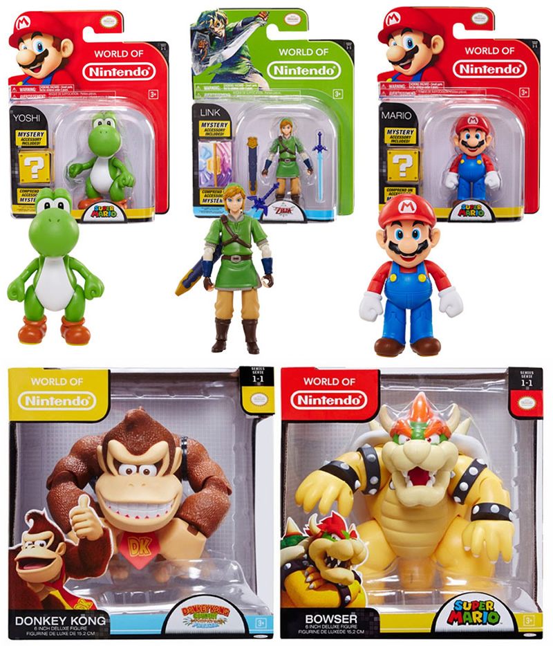 Anunciada nova coleção de action figures da Nintendo