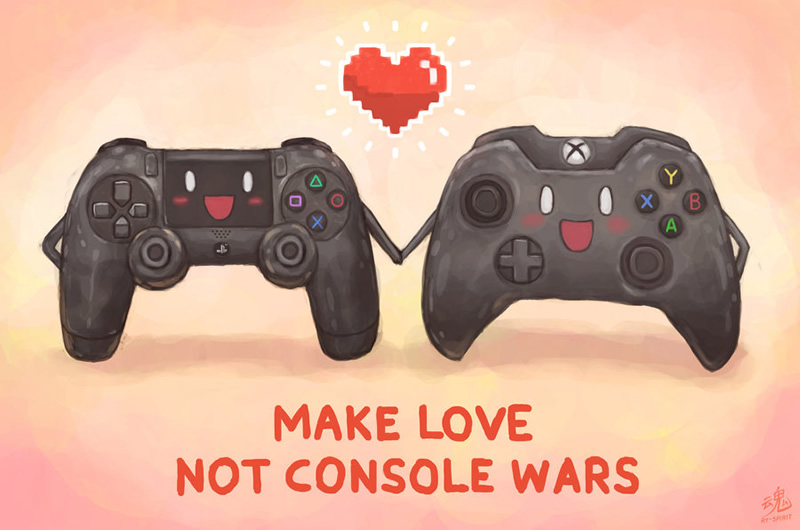 Faça amor, não faça guerra… de consoles