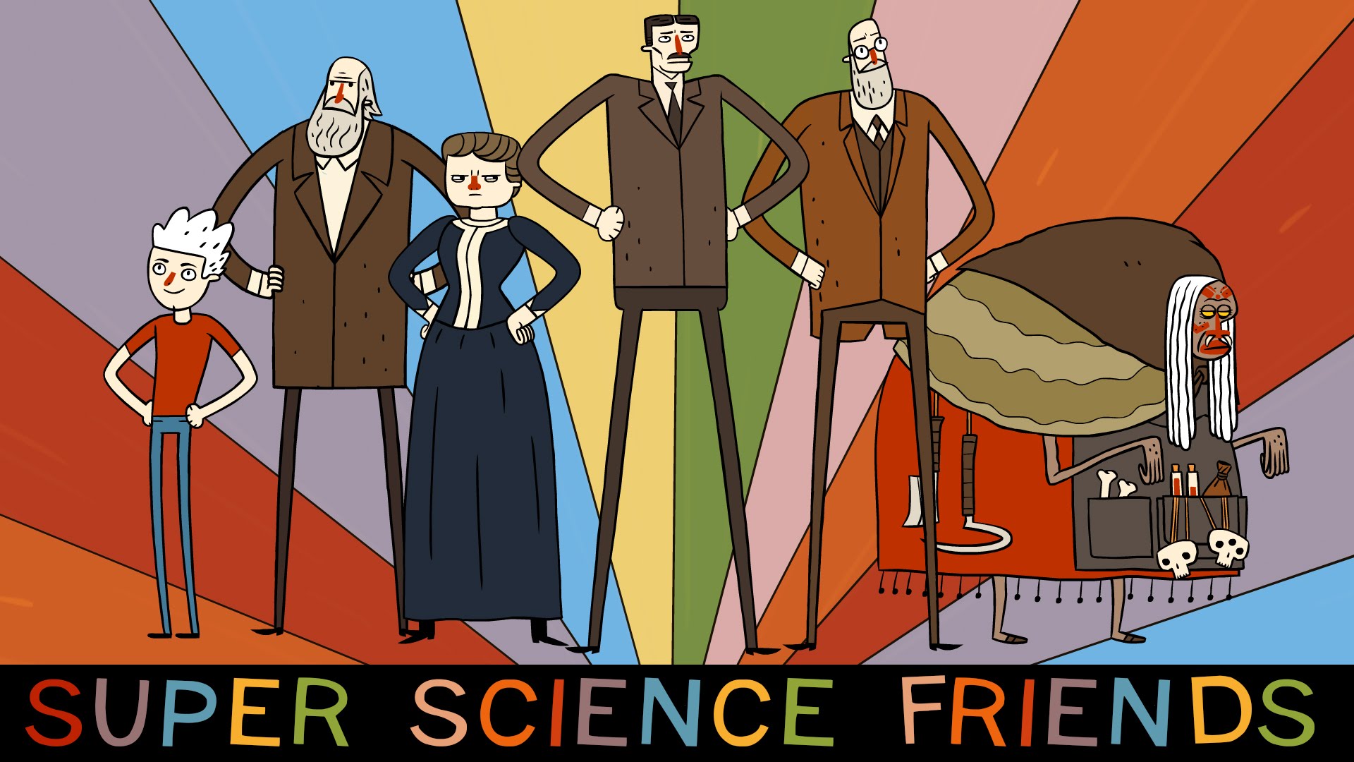 Super Science Friends, o grupos de cientistas super-heróis viajantes do tempo