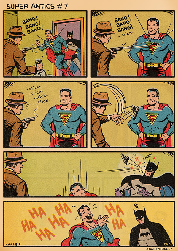 Superman sempre um babaca
