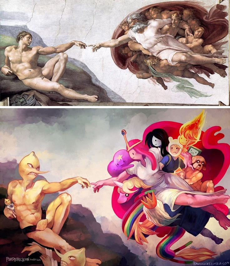 Versões nerds de pinturas clássicas