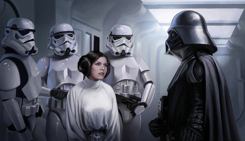 Artista faz ilustrações épicas de Star Wars