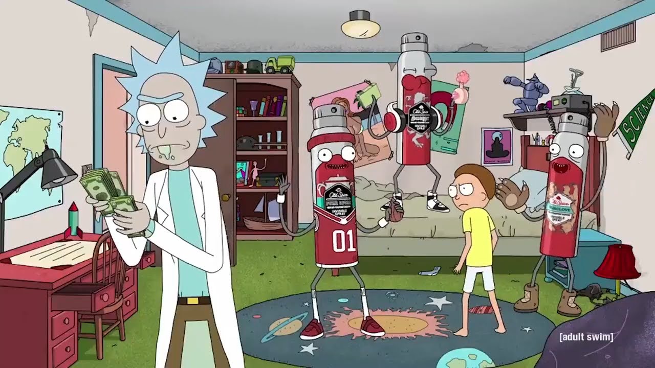 Rick e Morty estrelam comercial do desodorante Old Spice